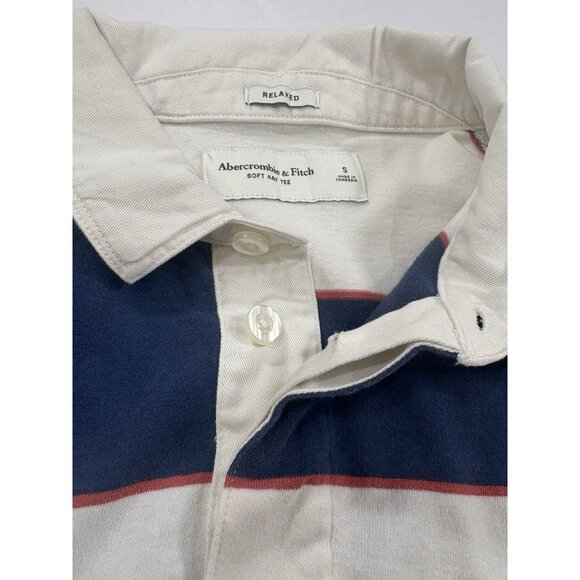 Abercrombie & Fitch men's Relaxed Polo shirt Size Small - Picture 5 of 6